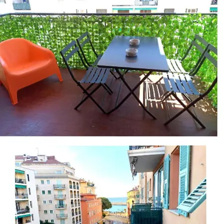 Lägenhet Port De Nice-charmant Bucolique ! Vue Port Nice